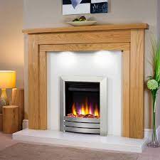 Southern enterprises cartwright convertible electric fireplace. Cheltenham Solid Oak Electric Fireplace Full Package Oak Fire Surrounds