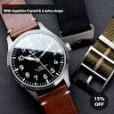 Modding Starter Combo] DIY Watchmaking Kit | 40mm Pilot Watch with ...