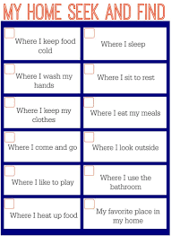 My Home Seek And Find Preschool Family Theme Gross Motor Activity Preschool Family