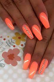 Collection by perla valdez • last updated 12 days ago. 13 Neon Nail Art Designs Neon Nail Art Orange Nail Art Neon Nails