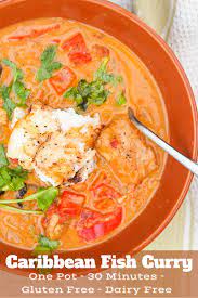 Caribbean Fish Curry Recipe Gluten Free Dairy Free Recipe Fish Curry Recipe Curry Recipes Fish Curry