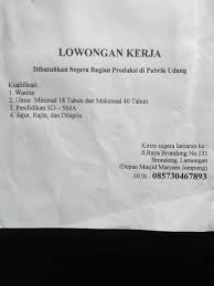 Buildyet indonesia begin the production in april 2014 for made footwear. Lowongan Kerja Terbaru Lowongan Kerja Pabrik Di Lamongan Terbaru