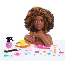 Barbie Color Style Deluxe Styling Head Curly Hair Walmart Com Barbie Styling Head Curly Hair Styles Natural Hair Styles