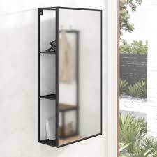 A large bathroom mirror could be replaced with three smaller mirrors arranged to fill the exact same space. Modern Bathroom Mirrors Allmodern