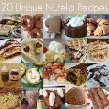 20 Unique Nutella Recipes Mom Spark Mom Blogger Nutella Recipes Dessert Recipes Dessert Drinks