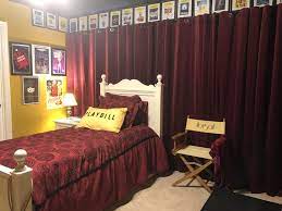 Broadway Themed Bedroom Hamilton Inspired Like An Old Theater House Bedroom Themes Theater Room Decor Music Themed Bedroom