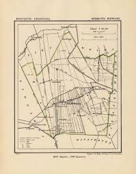 Historische Kaart Plattegrond Van Gemeente Midwolda In Groningen Uit 1867 Door Kuyper In 2020 Plattegrond Kaarten Groningen