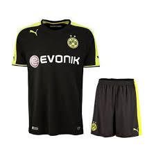Borussia dortmund's special edition kit commemorating the club's 110th anniversary sold out in just 150 minutes following its release on saturday. 13 14 Borussia Dortmund Away Black Jersey Kit Shirt Shorts Dortmund Benz7 Best Discount Soccer Jerseys Cheap Kit Store
