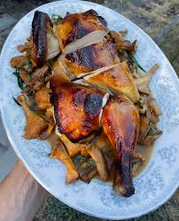 Roast chicken with chanterelles and tarragon : rChefit