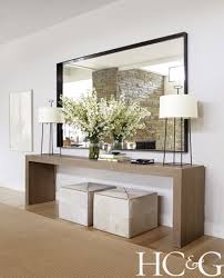 What To Hang Over A Console Table Vignette Megan Morris Look To See If Mirror Could Be Hung Horizont Entrance Hall Tables Hall Decor Entryway Console Table