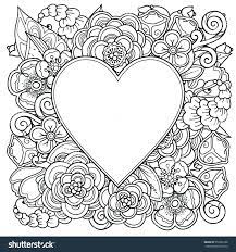 Make it a red rose for true love! Coloring Stunningg Of Hearts And Coloring Pages Of Hearts And Flowers Coloring Pages High School Math Test First Grade Subtraction Dive Saxon Math Addition Worksheets For Grade 1 Money In Review Worksheet
