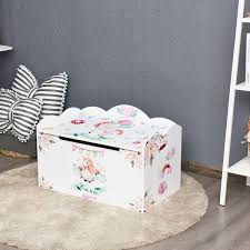 Coffre A Jouets Coffre De Rangement En Bois Avec Dessin Espace Licorne Coffre A Jouets Boites A Jouets De Bois