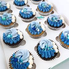 Pretty Blue Cupcakes For Father S Day Gorgeous Sprinkles By Twinkle Sprinkles Au Cake C Blue Cupcakes Birthday Cupcakes Decoration Cupcakes Decoration