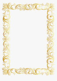 Illustration vintage border frame engraving with retro ornament. Vintage Border Frame Clip Art Png Image Png Download Gold Vintage Border Png Transparent Png Kindpng