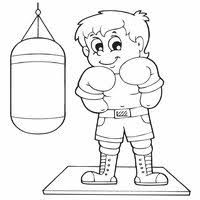 But all of that fun can quic. Boy Boxing In The Gym Coloring Pages Surfnetkids