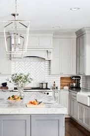 50 White Herringbone Backsplash Tile In Style White Kitchen In 2020 Kitchen Backsplash Designs Kitchen Remodel Small Grey Kitchen Designs
