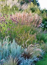 Mixing Together Different Types Of Ornamental Grasses Always Creates A Visually Terrific Contrast In The Landscape This L Urban Garden Plants Landscape Design