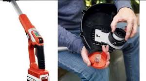 Black And Decker Cordless Weed Eater String Replacement Review Black Decker Lst136w 40v Lithium String Trimmer Cordless Youtube