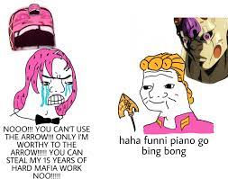 Haha Funny Screaming Ghost Time Go Erasey R Shitpostcrusaders Jojo S Bizarre Adventure Know Your Meme