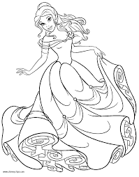 Just check her out yourself in the following princess belle coloring pages. Beauty And The Beast Coloring Pages 2 Disneyclips Com