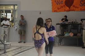 Seniors Recognized at Swim Meet