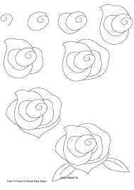 How To Draw A Rose Easily Step By Step Quick and easy drawing instruction for beginners. how to draw a rose easily step by step