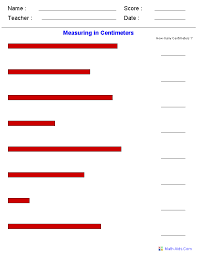 Measurement Worksheets Dynamically Created Measurement