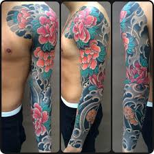 Japanese Tattoos Floral Tattoo Sleeve Japanese Flower Tattoo Flower Tattoo Sleeve