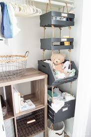 I'm jessica from mom 4 real, and i am so happy to be over here sharing one of my thrifty projects. Simple Hanging Closet Storage Crates With Rope Table And Hearth
