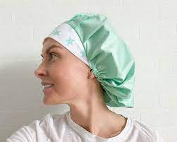 Scrub Hat Style3 Bouffant Sewing Patternscrub Cap Pattern Etsy In 2020 Scrub Hats Scrub Caps Pattern Scrub Caps