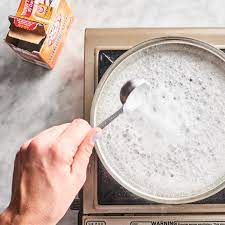If it is inside, fill the pan with water to above where the sugar is burnt how does hydrogen peroxide remove burnt sugar from stainless steel pans? Best Way To Clean A Burnt Pan Skills Battle Kitchn