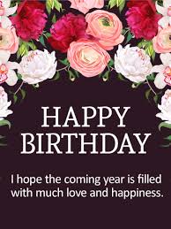 Happy Spring Birthday Card Birthday Greeting Cards By Davia Happy Birthday Flower Happy Birthday Wallpaper Free Happy Birthday Cards