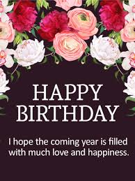 The advantage of old age is that you get to spread today, i wish you the warmest love and happiness. Happy Spring Birthday Card Birthday Greeting Cards By Davia Happy Birthday Wishes Cards Happy Birthday Wallpaper Free Happy Birthday Cards