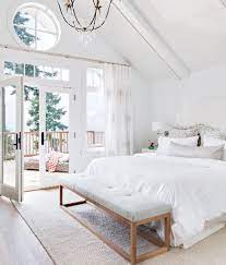 End Of Bed Benches Emily Henderson Home Bedroom All White Room Home Decor