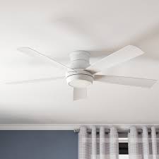 52 Cedarton Hugger 5 Blade Ceiling Fan With Remote Ceiling Fan Modern Ceiling Fan Ceiling Fan With Light