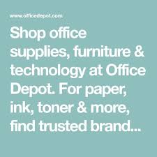 Shop Office Supplies Furniture Technology At Office Depot For Paper Ink Toner More Find Trusted Brands At Everyday Office Depot Printing Labels Depot