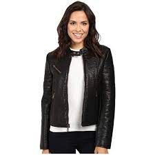 Marc New York By Andrew Marc Vivian 20 Vintage Vegan Leather Jacket 98 Liked On Polyvore Womens Black Jacket Leather Jacket Black Vegan Leather Jacket
