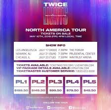 Twice North American Tour Ticket Prices Kpop