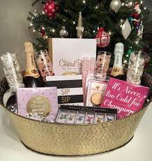 Christmas champagne cocktail recipe cooking with janica 5. Diy Champagne Lover S Gift Basket Champagne Gift Champagne Gift Baskets Coffee Gift Basket