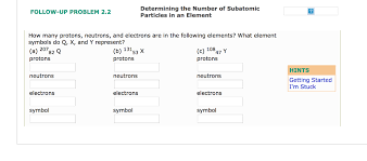 Number of protons = atomic number of the element. How Many Protons Neutrons And Electrons Are In The Chegg Com
