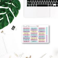 Australian Public Holidays Planner Stickers Public Holiday Stickers Erin Condren Planner Stickers Happy Planner Stickers Sml074 In 2020 Holiday Planner Stickers Holiday Planner Holiday Stickers