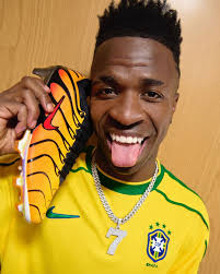 Vini Jr debuts a new colourway of the Nike Air Max Plus TN boots 🔥