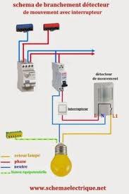 Schema Branchement Cablage Detecteur De Mouvement Presence Schema Electrique Detecteur De Mouvement Installation Electrique Maison