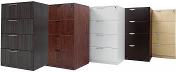 4 Drawer Laminate Lateral Files In Stock