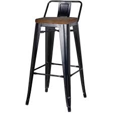To pick a color for your stools, just match your choice with a color from your appliances, cabinet hardware, or a fleck of color in your granite. Metropolis Low Back Counter Stool Wood Seat Black Boulevard Urban Living