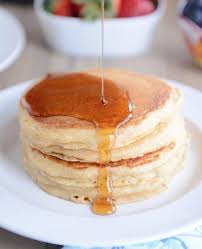 Fluffy Buttermilk Overnight Pancakes Recipe Mel S Kitchen Cafe Recipe Buttermilk Pancakes Food Sour Cream Pancakes