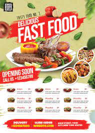 Restaurant Promotion Flyer Design Psd Psd Zone Food Menu Design Menu Card Design Restaurant Promotions