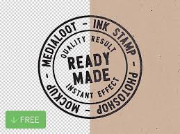 Download Free Ink Stamp Photoshop Mockup Photoshop Mockup Mockup Design Ink Stamps