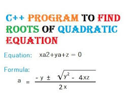 Quadratic Equation C Program To Find Roots Using If Else Quadratics Quadratic Equation Roots Of Quadratic Equation