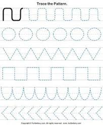 Pattern Tracing Worksheet Tracing Worksheets Preschool Preschool Tracing Pattern Worksheet